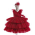 Emily's Ruffles Dress Little Palace Store 110 (3T-4T) dark red